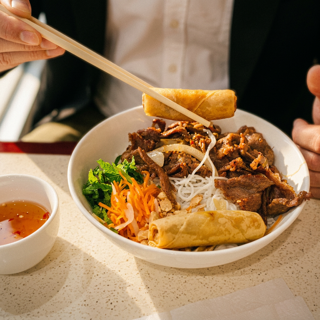 Vietnamese bun bowl